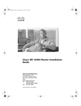 Cisco Systems XR 12404 User manual