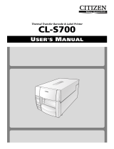 Citizen CL-S700 User manual