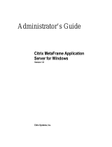 Citrix Systems 1.8 User manual