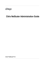 Citrix Systems Network Router NETSCALER 9.3 User manual