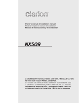 Clarion NX509 User manual