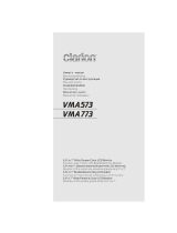Clarion VMA573 User manual