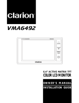 Clarion VMA6492 User manual