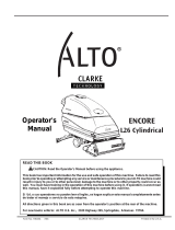 Alto Clarke Encore L26 Cylindrical User manual