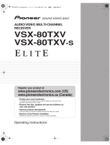 Classe Audio VSX-80TXV-S User manual