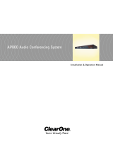 ClearOne AP800 User manual