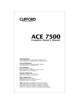 Clifford ACE 7500 User manual