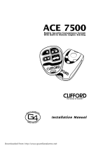 Clifford Mobile Security/Convenience System With Built-In Remote Engine Starting ACE 7500 User manual