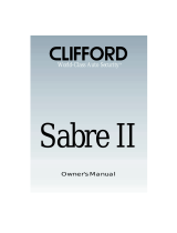 Clifford Sabre II User manual