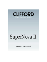 Clifford SuperNova II User manual