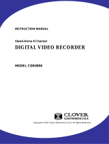 Clover CDR-0850 User manual