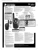 Cobra CX105C User manual