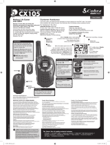 Cobra Electronics CX105 User manual