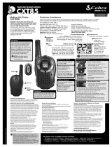 Cobra Electronics microTALK CXT85 User manual