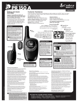Cobra Electronics PR150 A User manual