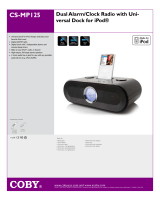 Coby CS-MP125 User manual