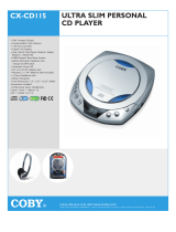 COBY electronic CX-CD115 User manual
