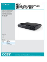 COBY electronic DTV102 User manual