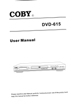 COBY electronic DVD-615 User manual