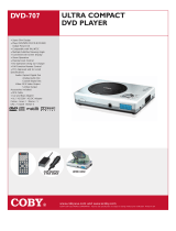 COBY electronic DVD707 User manual