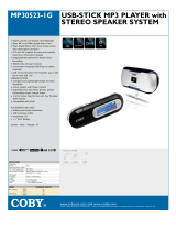 COBY electronic MP305-2G User manual