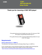 Coby MP-C654 User manual