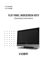 COBY electronic TF-TV4209 User manual