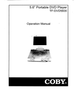COBY electronic TFDVD5600 User manual