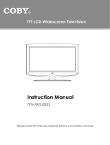 Coby TFTV1524 - 15.4" LCD TV User manual