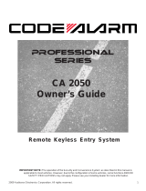 Code Alarm CA 2050 User manual