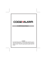 Code Alarm CA440TW User manual