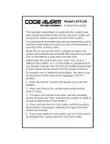 Code Alarm CATX120 User manual