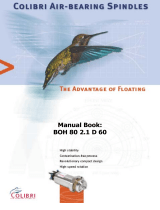 Colibri Sander BOH 80 2.1 D 60 User manual