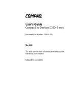 Compaq D300v - Evo - 128 MB RAM User manual
