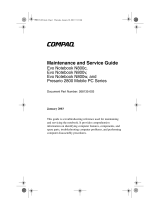 Compaq EVO M800w User manual