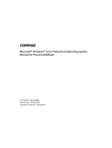 Compaq Presario Notebook PC User manual
