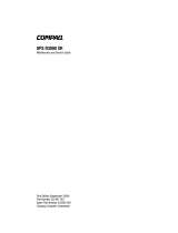 Compaq R3000j XR-JPN User manual