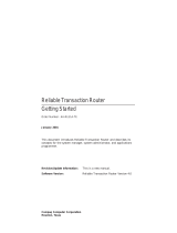 Compaq Reliable Transaction Router User manual
