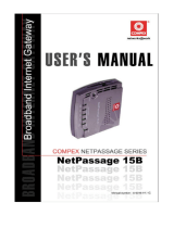 Compex Technologies NetPassage 15B User manual