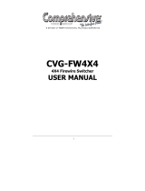 Comprehensive Video CVG-FW4X4 User manual