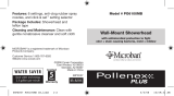 Microban Wall-Mount Showerhead PO6100MB User manual