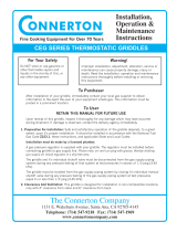 Connerton Co CEG SERIES User manual