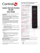 Control 4 C4-SR250-Z-B User manual