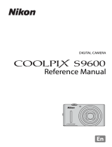 Nikon Camcorder S9600 User manual