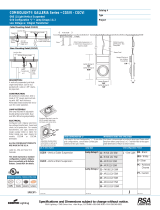 RSA Lighting Combolight Galleria Series CGSVI - CGCVI User manual