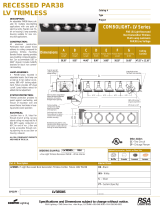 RSA Lighting Combolight LV Series LV3803IS User manual