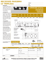 RSA Lighting Combolight LV Series LV810MH User manual