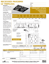 RSA Lighting Combolight LV Series LV840MHSQ User manual