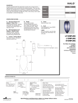 Cooper Lighting HALO L1DRPLRG User manual