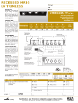 RSA Lighting LV416 User manual